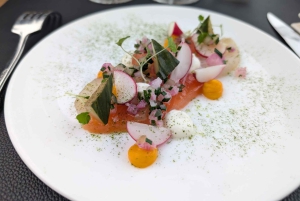 NYC Bustronome: Gourmet-Sightseeing-Tour mit Mittagessen im Panoramabus