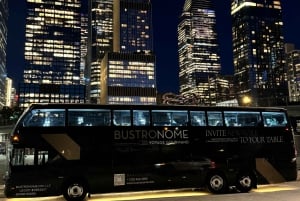 NYC Bustronome: Gourmet-Sightseeing-Tour mit Mittagessen im Panoramabus
