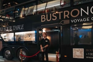 NYC Bustronome: Gourmet-Sightseeing-Tour mit Mittagessen im Panoramabus
