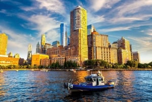 NYC Central Manhattan Walking Tour og Hudson River Cruise