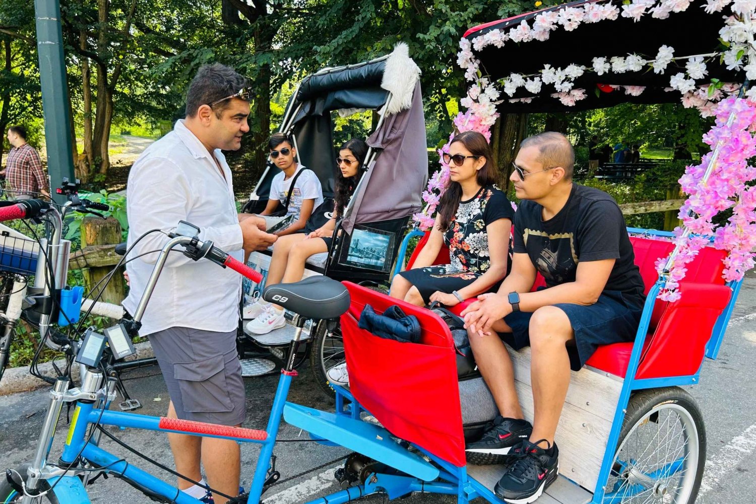 NYC: Omvisning med sykkeltaxi i Central Park