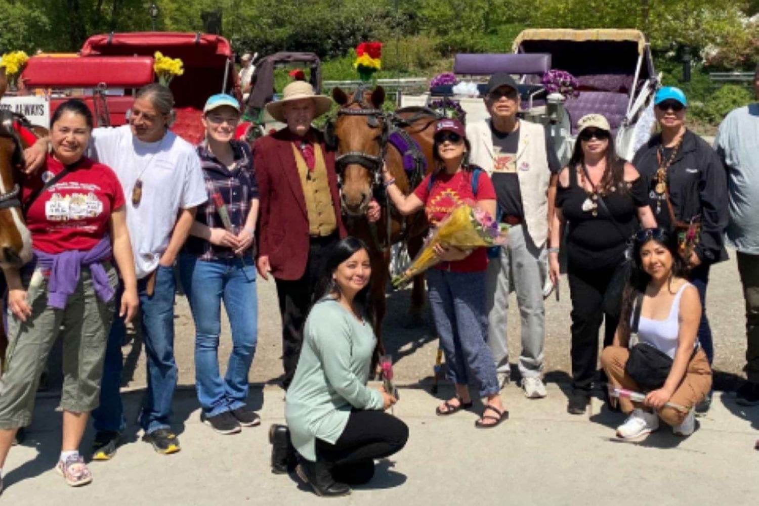 New York : promenade en calèche dans Central Park