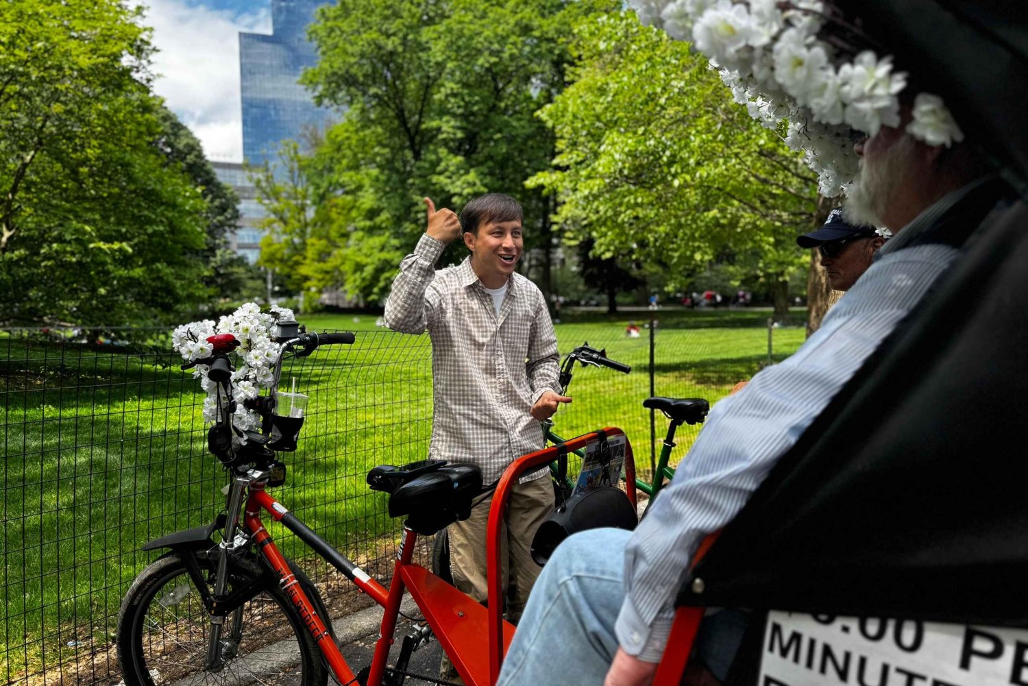 NYC: Central Park Storytelling Pedicab Tour med teater