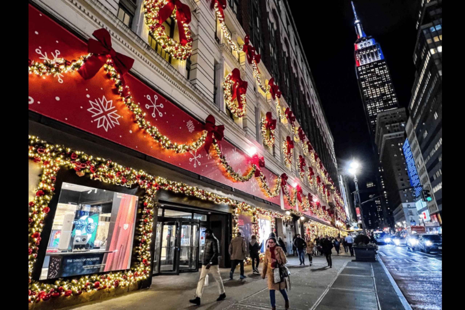 NYC : Circuit en pédicab de Noël au pays des merveilles