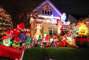 ニューヨーク：クリスマスイルミネーション ダイカーハイツ、ベイリッジ、ダンボ