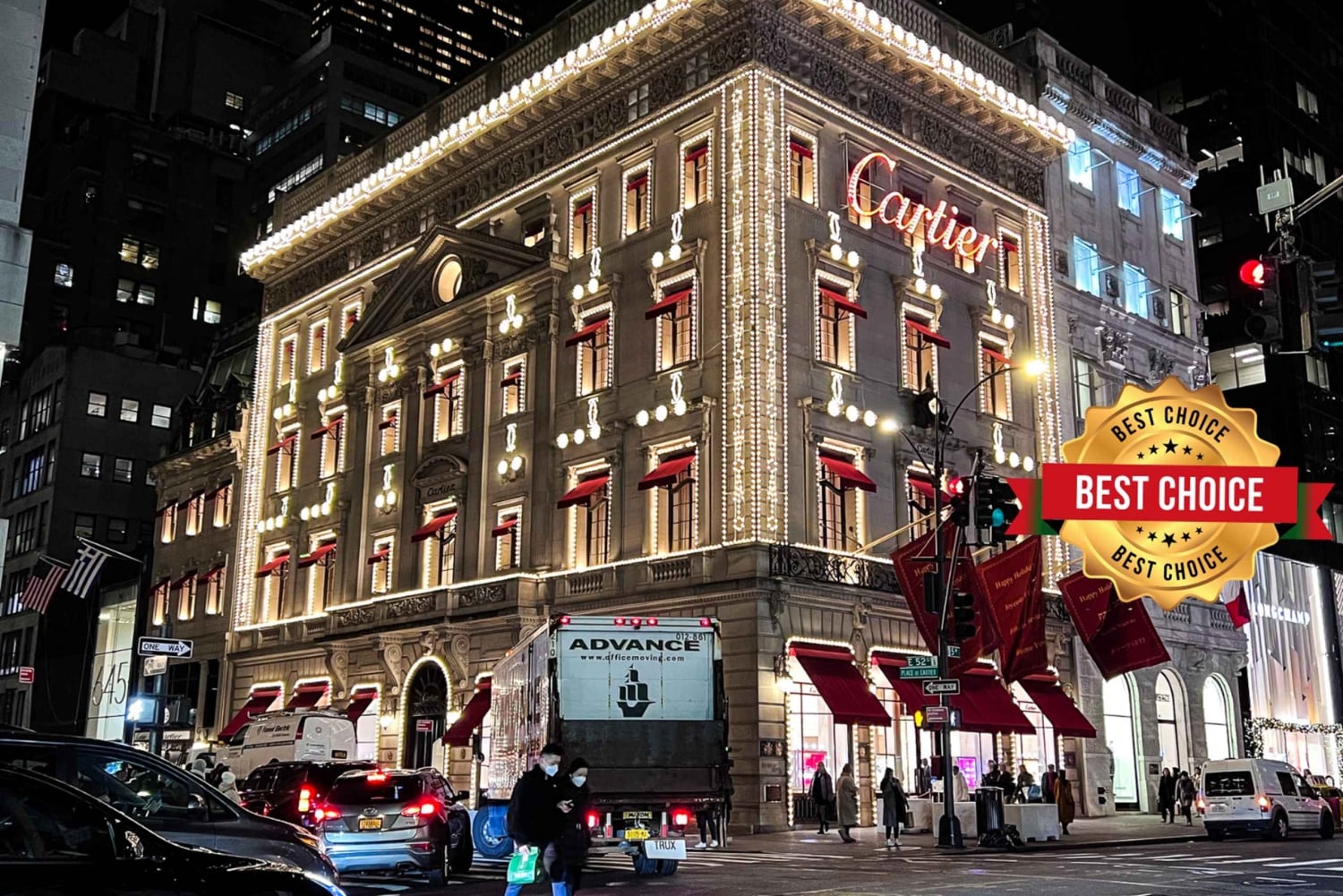 NYC: Christmas Special Movie and Hotspots Pedicab Tour