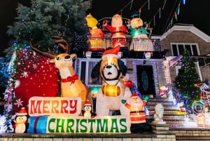 NYC: Wycieczka autobusowa Dyker Heights Christmas Lights & Skyline View