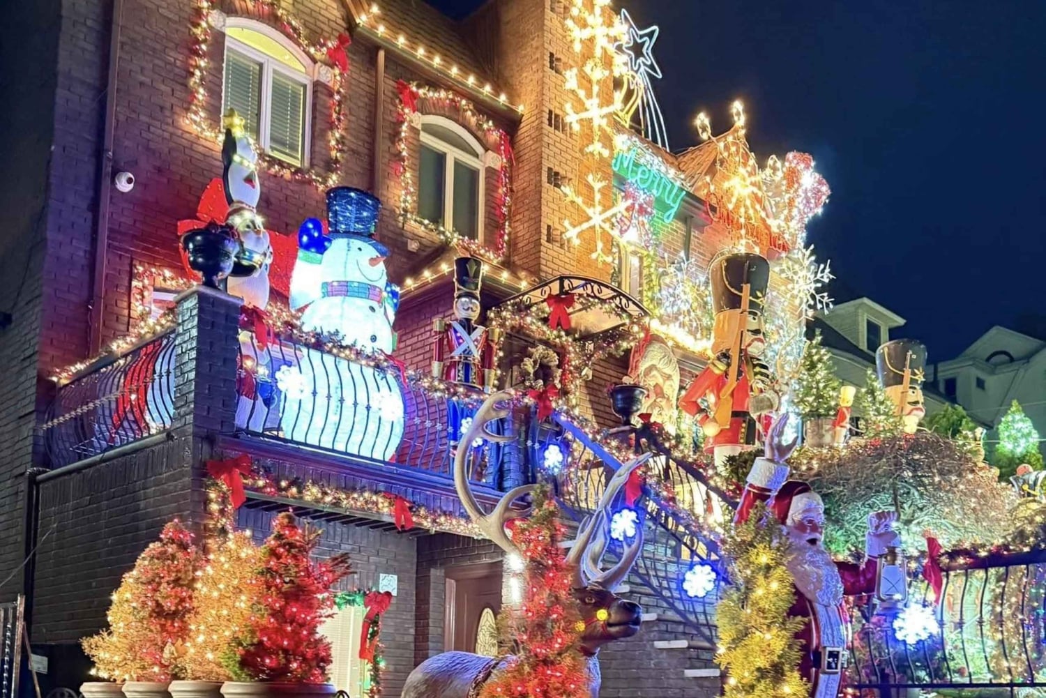 Nova Iorque: passeio de elétrico pelas luzes de Natal de Dyker Heights
