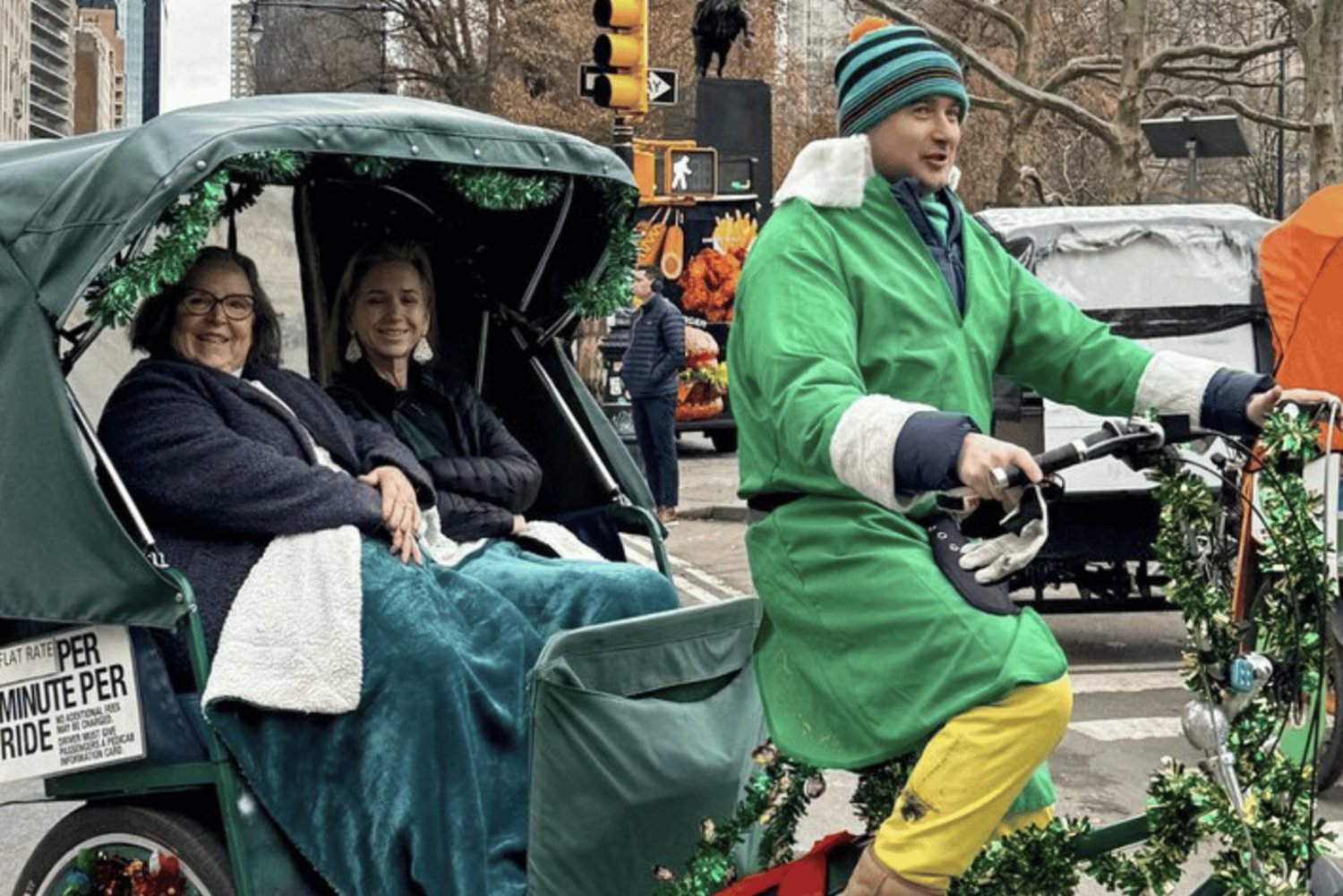 NYC: Elf og Alene Hjemme 2: Omvisning i Central Park med sykkeltaxi