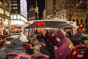 NYC: Guidet Holiday Lights aftentur med åben bus