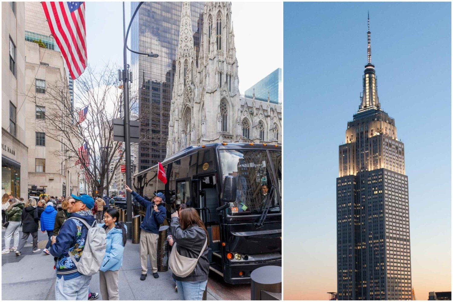 NYC: Halbtägige Luxus-Bustour mit Zugang zum Empire State Building