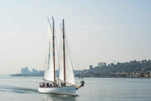 NYC: Gita in barca a vela con il fogliame autunnale sul fiume Hudson