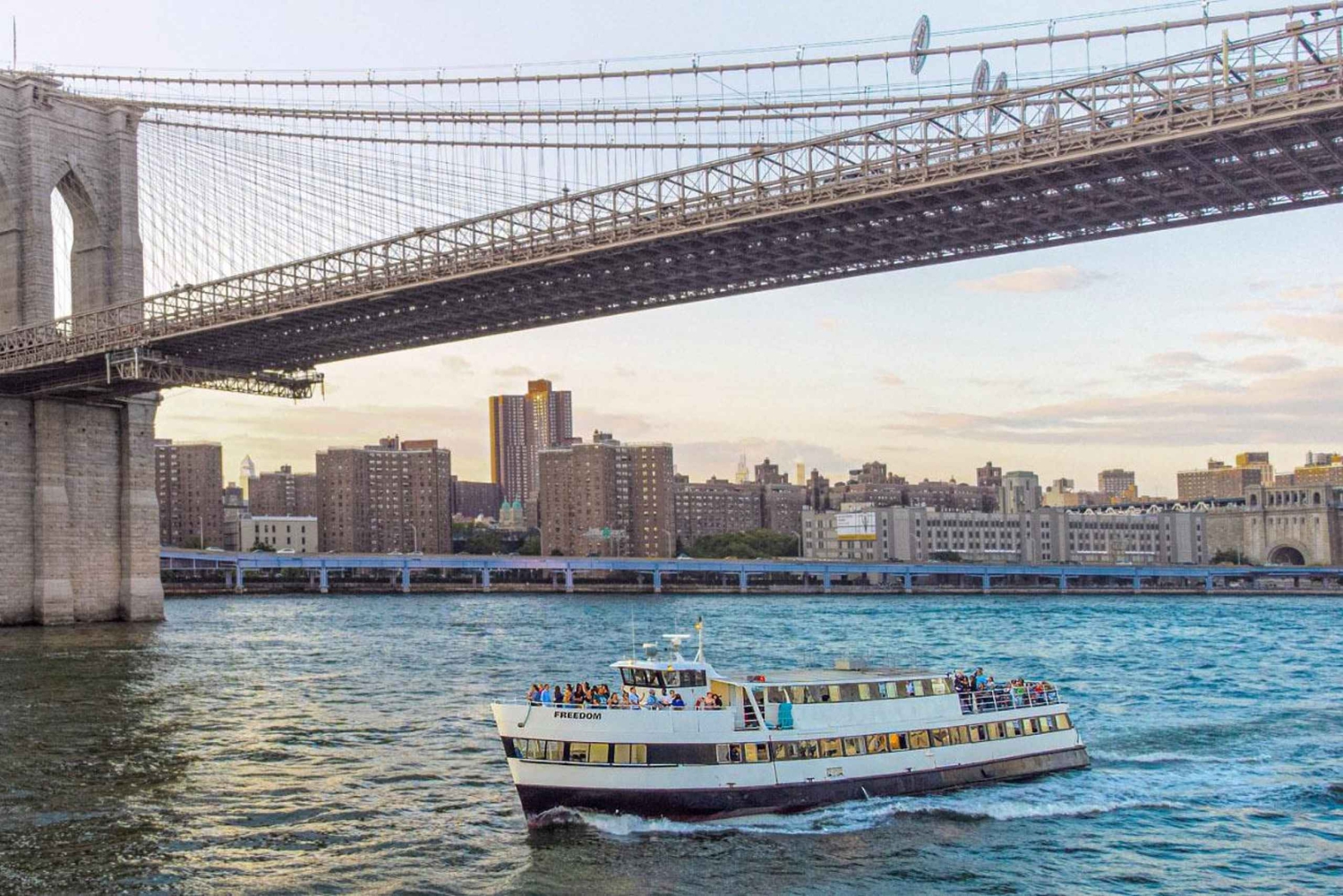 NYC: Liberty Cruise på New York Harbor med live guide