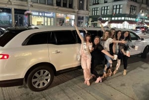 NYC Limousine Tour med stretch limo-kung och drottning limo NYC