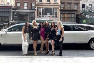 NYC Limousine Tour med stretch limo-kung och drottning limo NYC