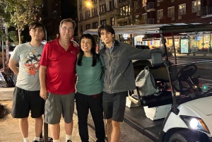 ニューヨーク市：クリスマスと名所を巡るガイド付き市内ツアー（快適なカートで）