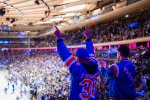 NYC: New York Rangers-match på Madison Square Garden