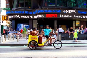 Tour in Pedicab di New York: Central Park, Rockefeller, Times Square