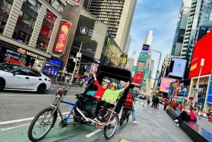 Turer med sykkeltaxi i NYC: Central Park, Times Square, 5th Avenue