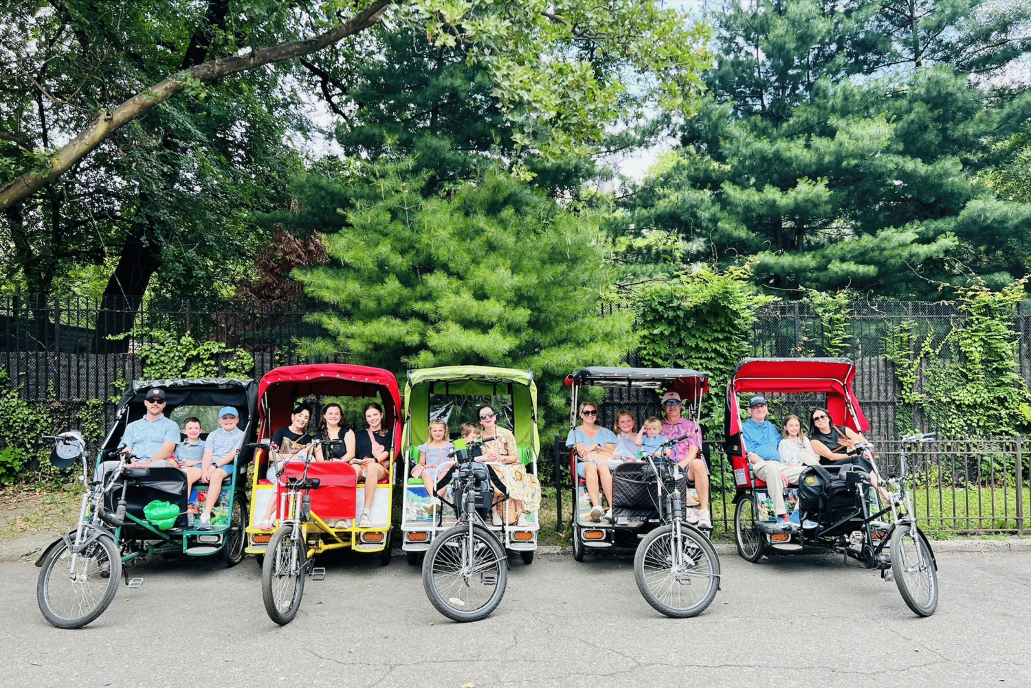 NYC: Privétour met fietstaxi door Central Park / OPHAALservice VANAF MUSEUM