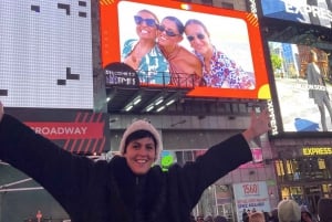 NYC: Se deg selv på en reklametavle på Times Square i 24 timer