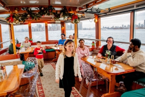 Нью-Йорк: обзорный праздничный круиз с напитками