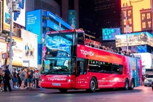 NYC: Skyline-yökierros kaksikerroksisella bussilla