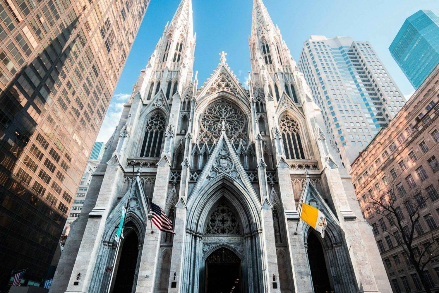 NYC St Patricks Cathedral Tour & 30+ Top Sights Tour a pie
