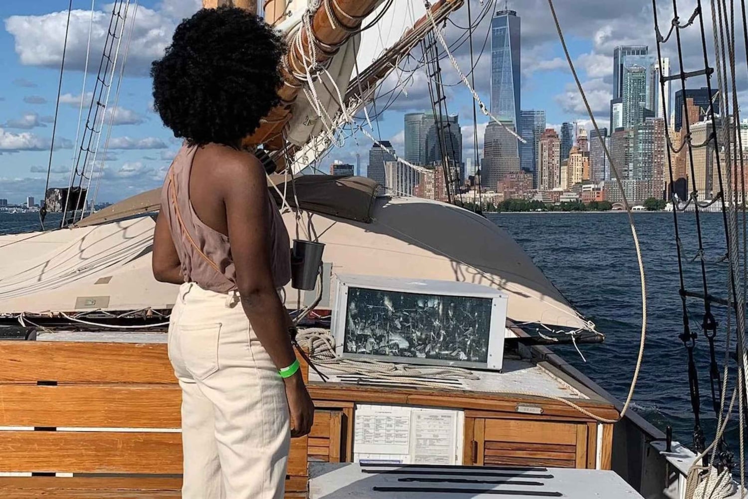 NYC: Vrijheidsbeeld dagtocht met bar aan boord