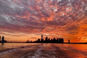 New York : croisière au coucher du soleil, musique et ambiance