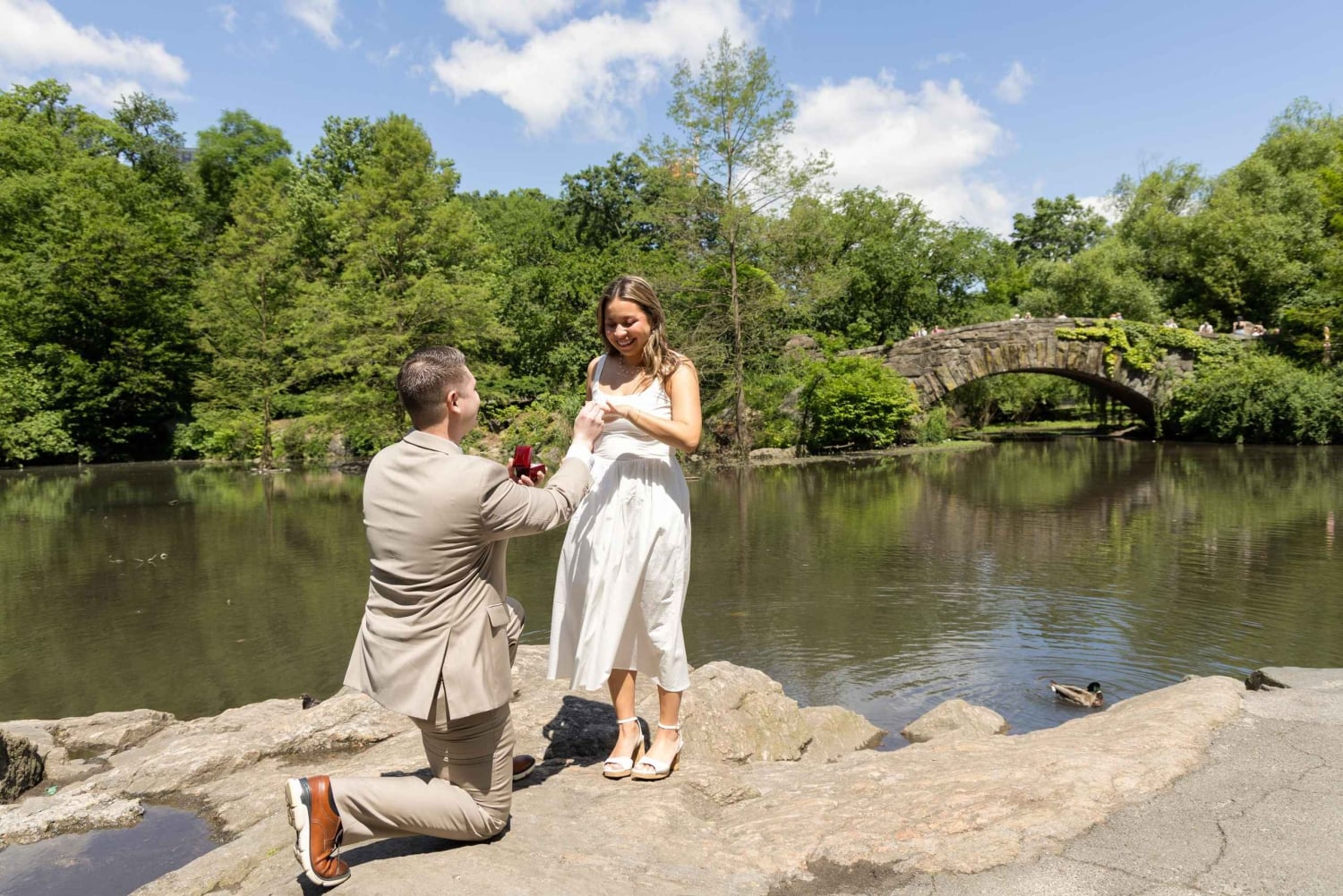 NYC: Sessão fotográfica de pedido de casamento surpresa — Capture o «sim» para sempre