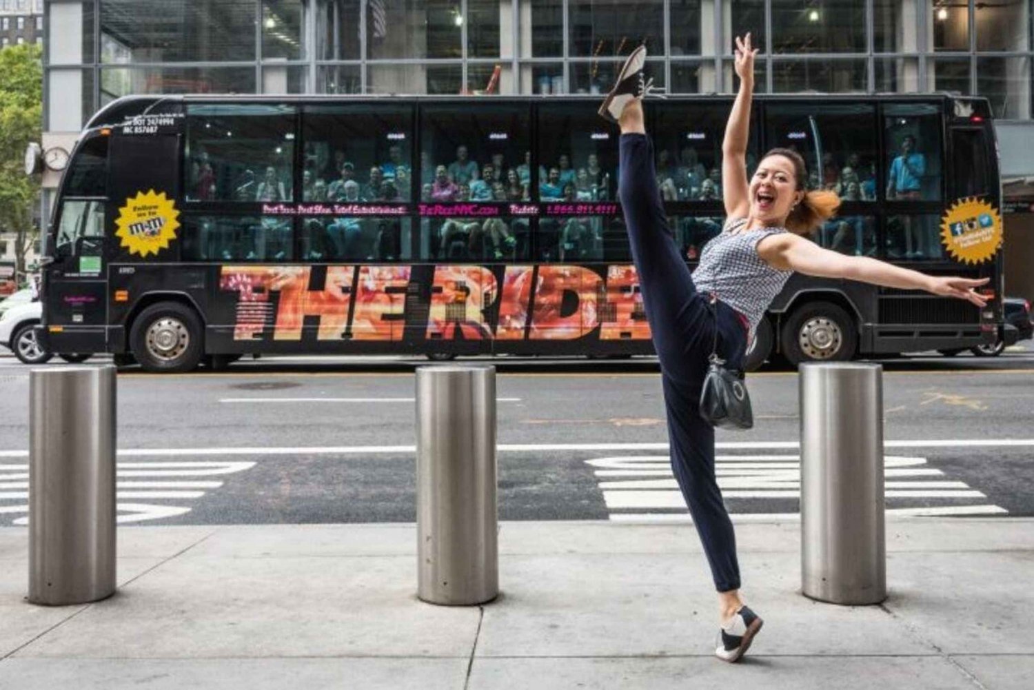 NYC: The Ride Theatre Bus og omvisning til fots på Manhattans beste steder
