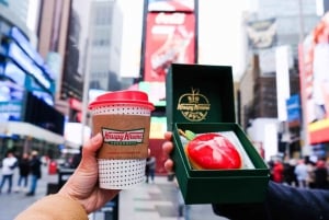NYC: Świąteczna przygoda z pączkami i gorącą czekoladą na Times Square