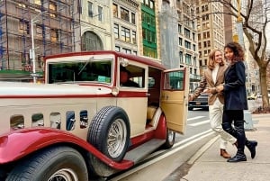 NYC: Degustação de vinho vintage e passeio combinado de carro clássico