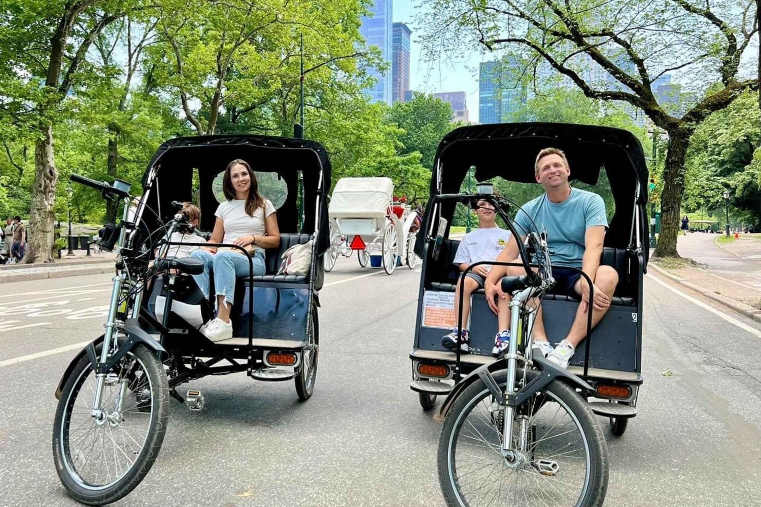 Pedicab oficial com guias de turismo e tours particulares no Central Park