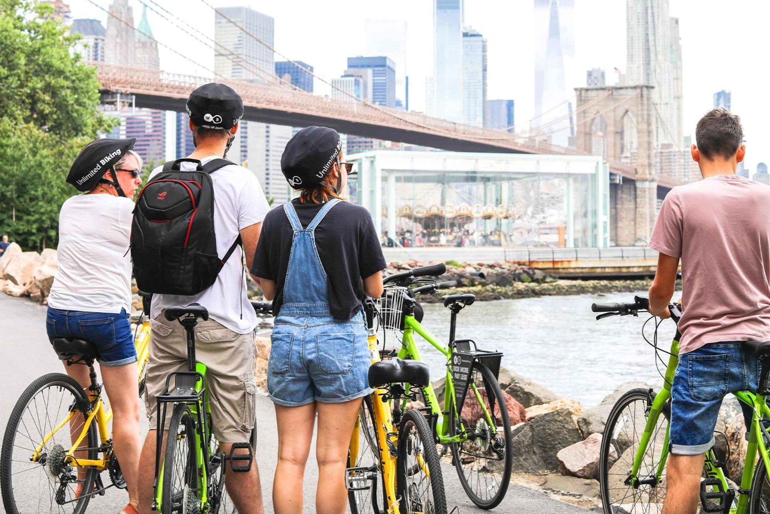 Visite privée du pont de Brooklyn à vélo