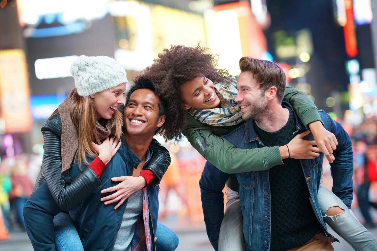 Superhelden in privéwandeling door New York City