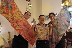 Workshops i vandmarmorering på Manhattan, NY