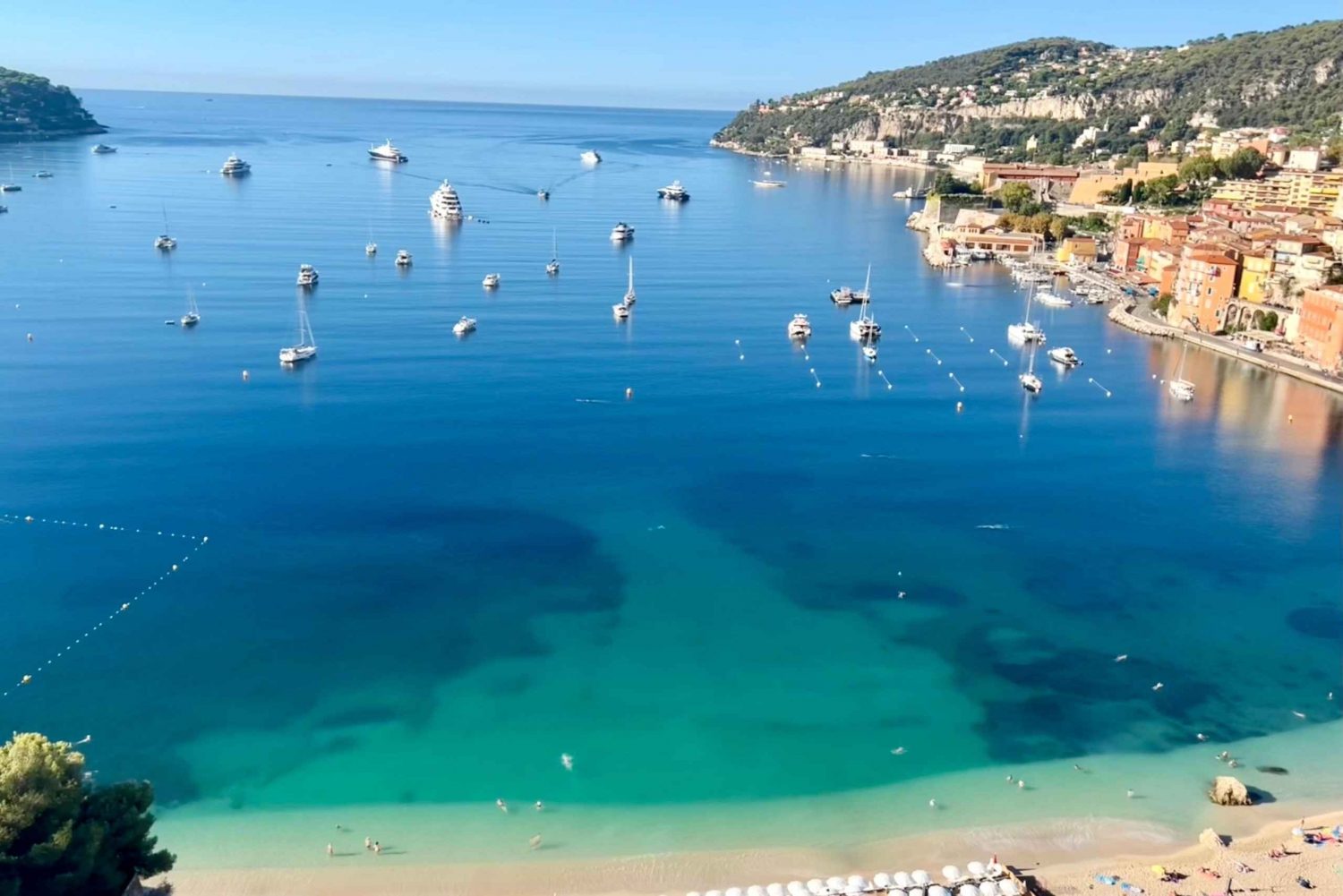 Balade en mer de Villefranche sur Mer & stop baignade