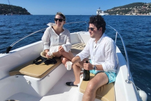 Nice: Visite privé en Bike & Boat 3h Villefranche-Cap ferrat