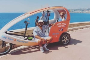 Nice: Visite privé en Bike & Boat 3h Villefranche-Cap ferrat