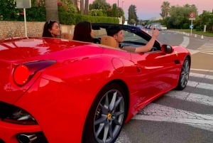 Cannes:private Ferrari Big Tour to Juan Les Pins and Antibes