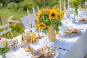 Dinner in the vineyard French Riviera