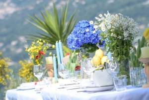 Dinner in the vineyard French Riviera