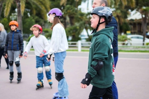 Rollerblading in Nice at sunset with live music!