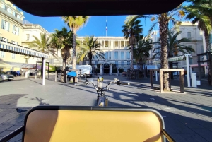 Nice: Family city tour by bicycle Electric cab (4 comfort seats)