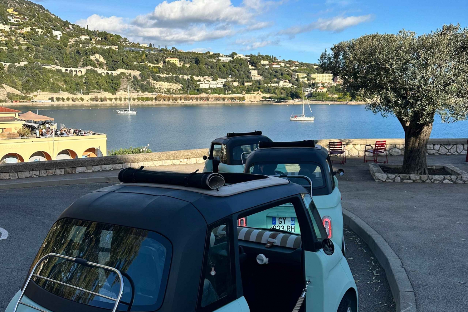 From Nice: Join a guide on an electric car ride along the French Riviera!