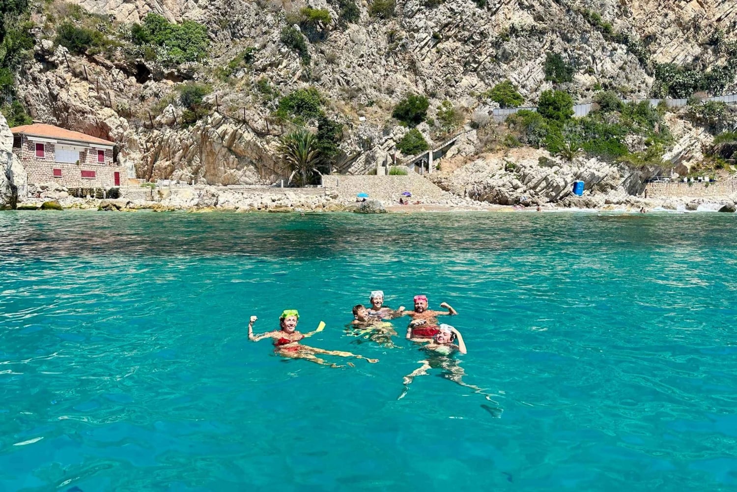 Nice: Mala Caves, Villefranche & Snorkeling Boat Tour