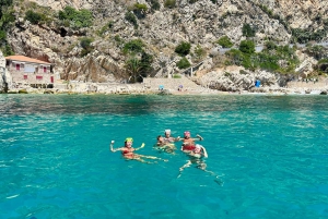 Nice: Mala Caves, Villefranche & Snorkeling Boat Tour