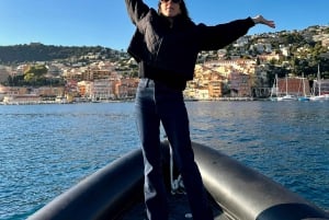 Nice: Mala Caves, Villefranche & Snorkeling Boat Tour